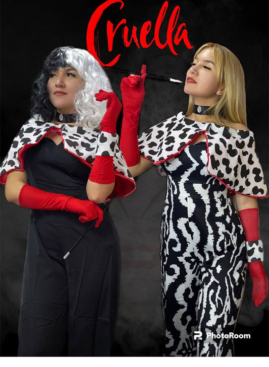 Actitud Cruella: Poder y Estilo Set de disfraz